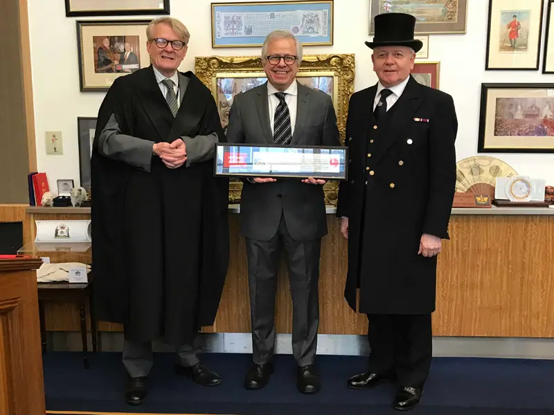 Mike Bugsgang Made a Freeman of the City of London